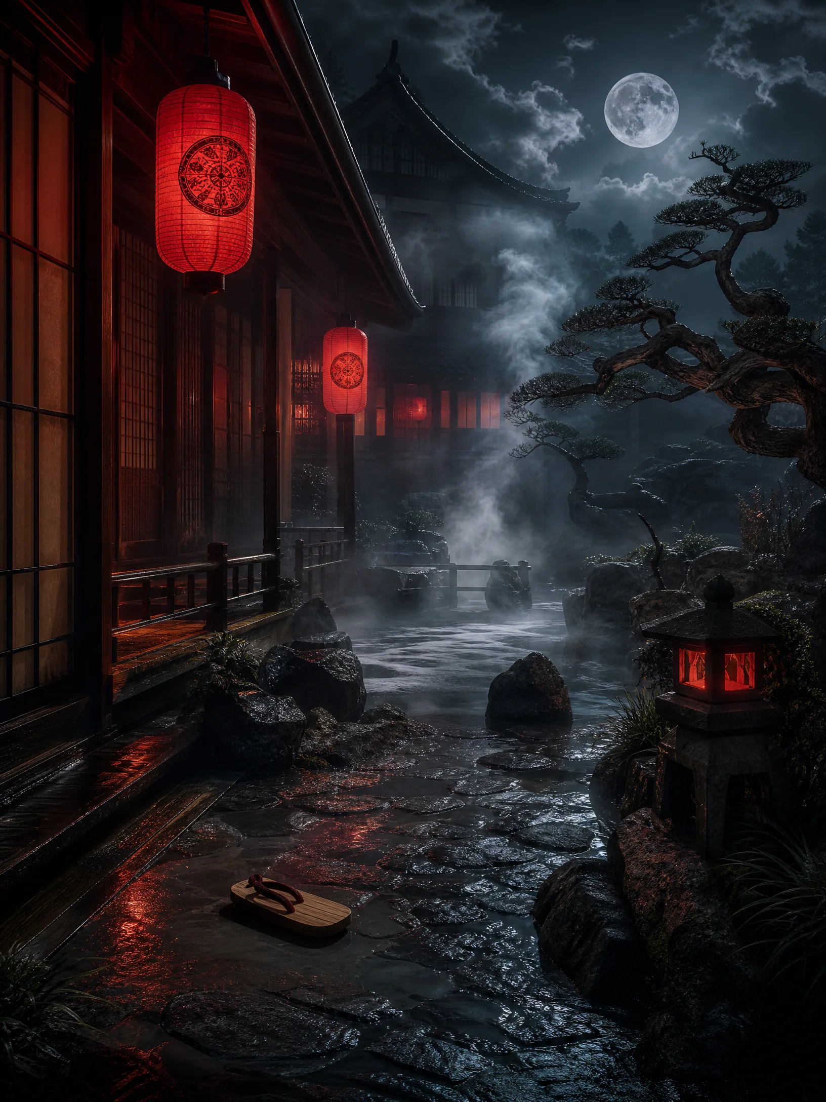 温泉怪谈 - 恐怖惊悚剧本